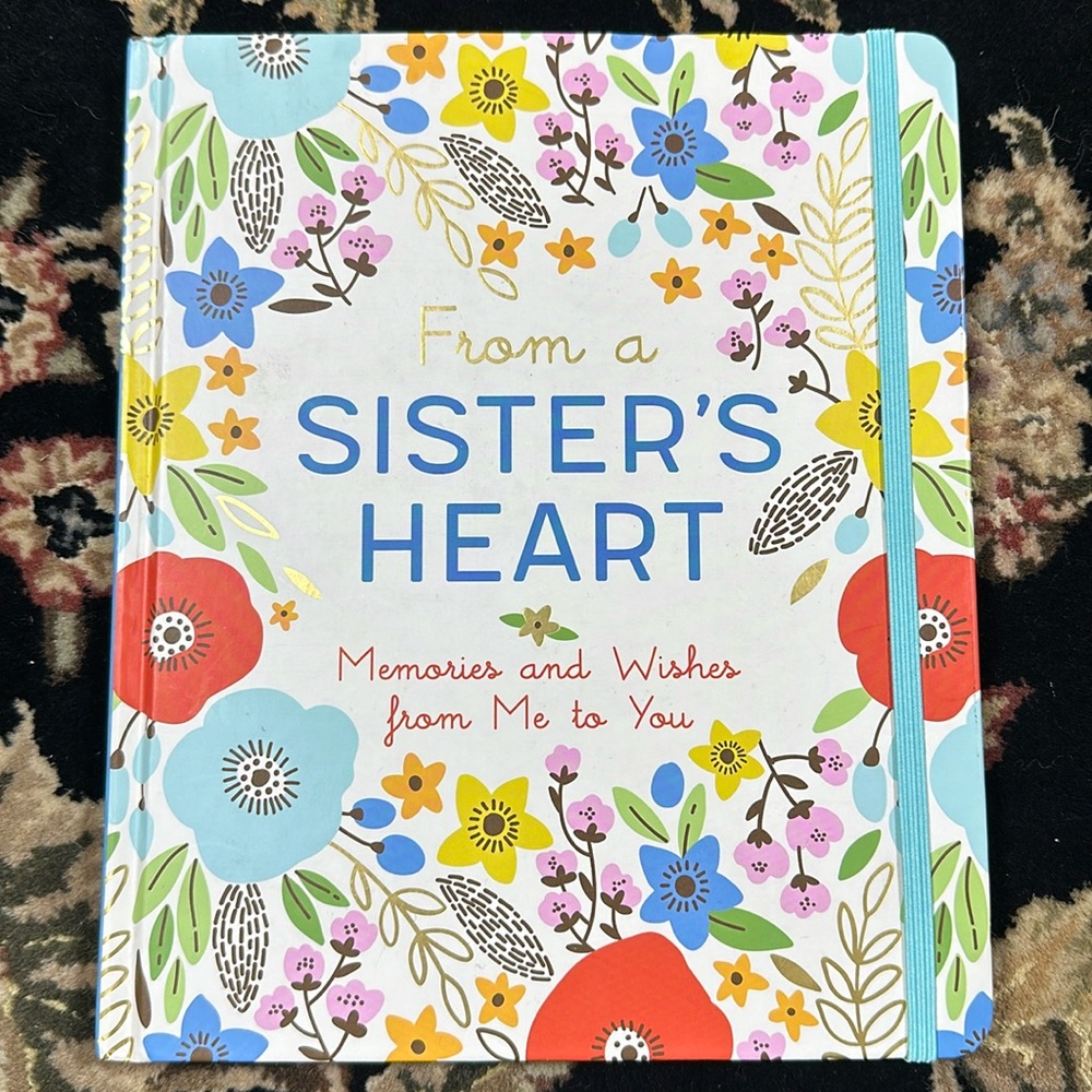 Adorable Journal Book for Sisters - “From a Sister’s Heart” - New & Never Used - Picture 1 of 12